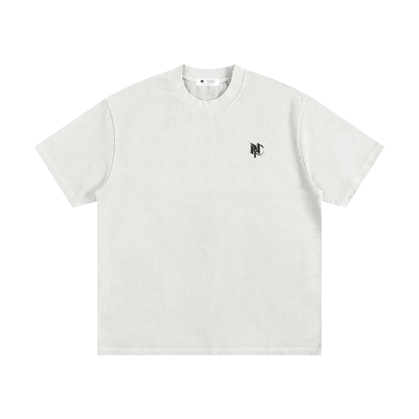 Heavyweight Vintage Washed Frayed T-Shirt