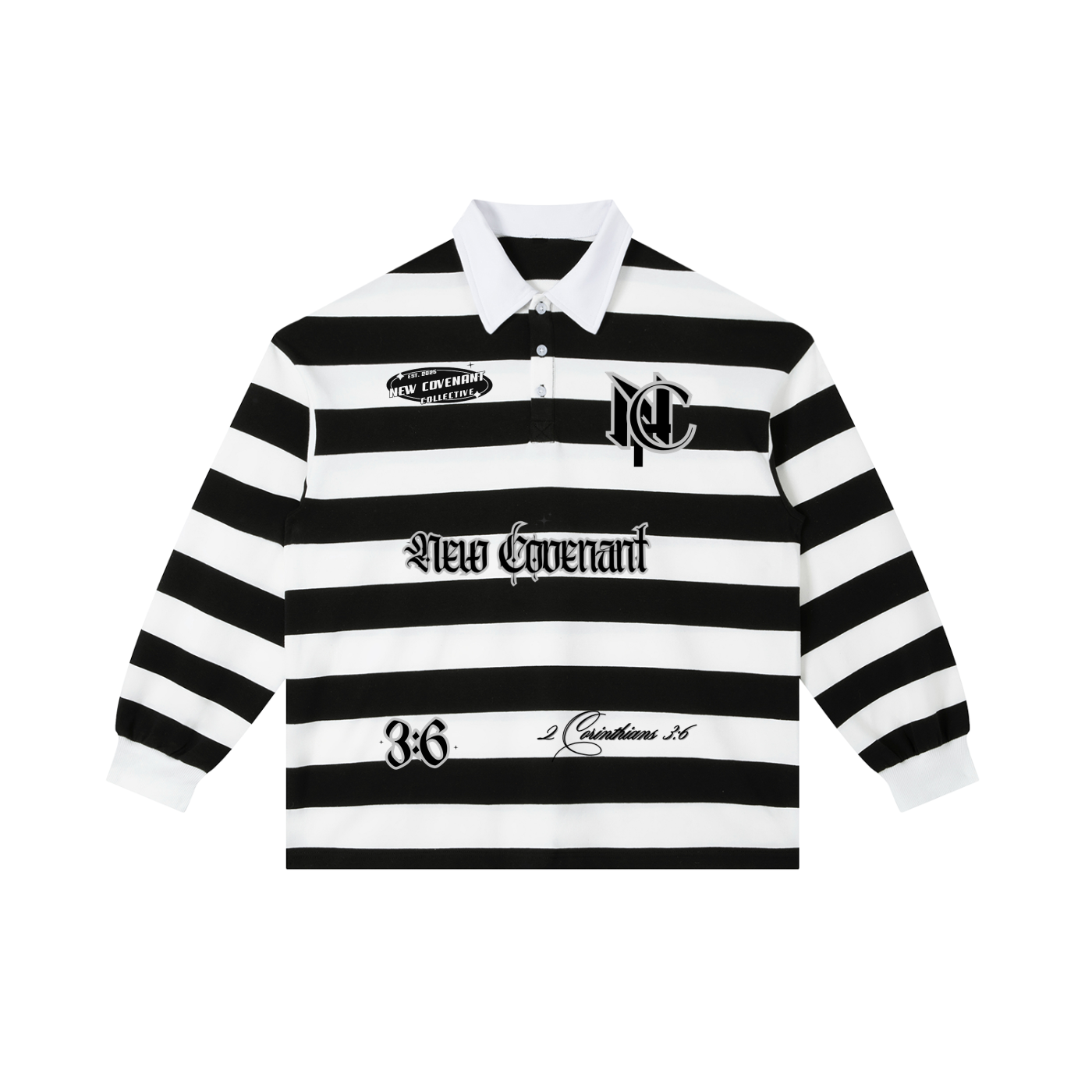 Color Block Stripe Polo Shirt