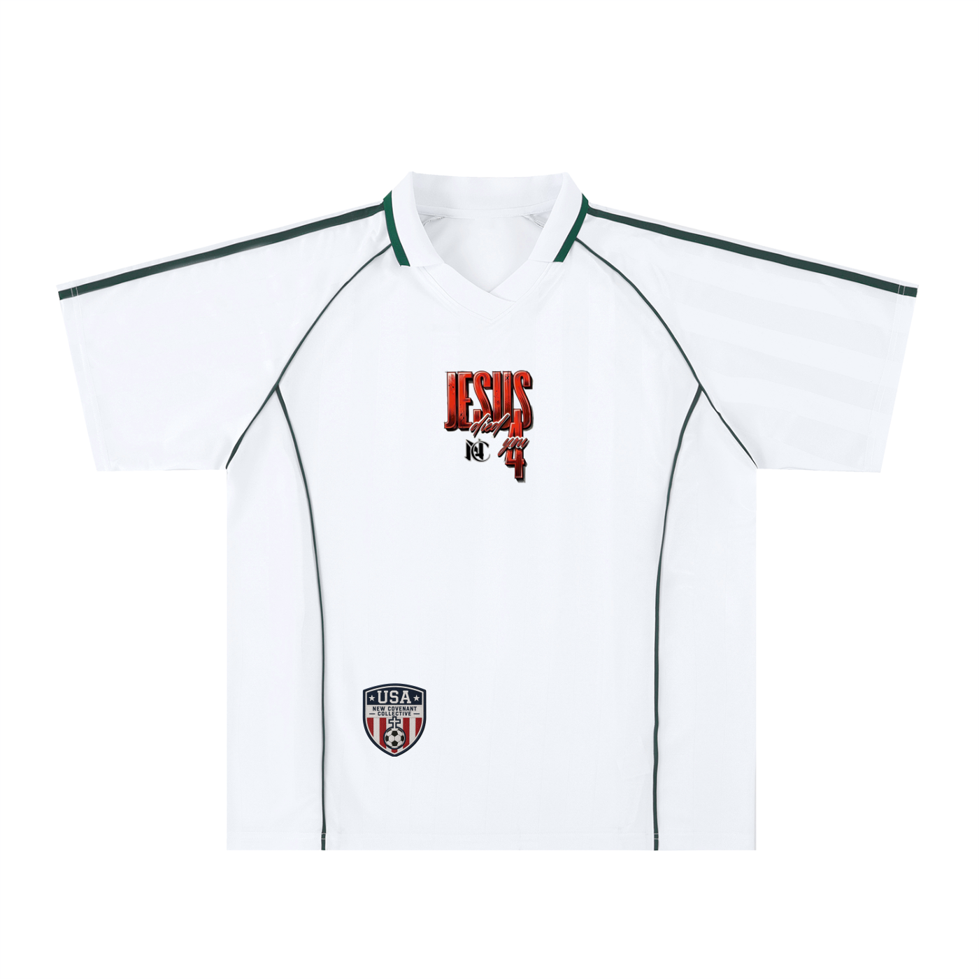 NC "JD4U" Shadow USA Collared Soccer Jersey