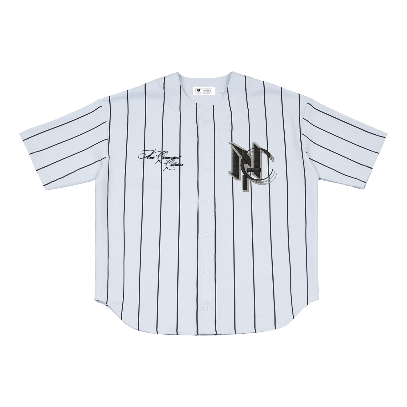 NC "2 Corinthians 3:6" Pinstripe Baseball Jersey