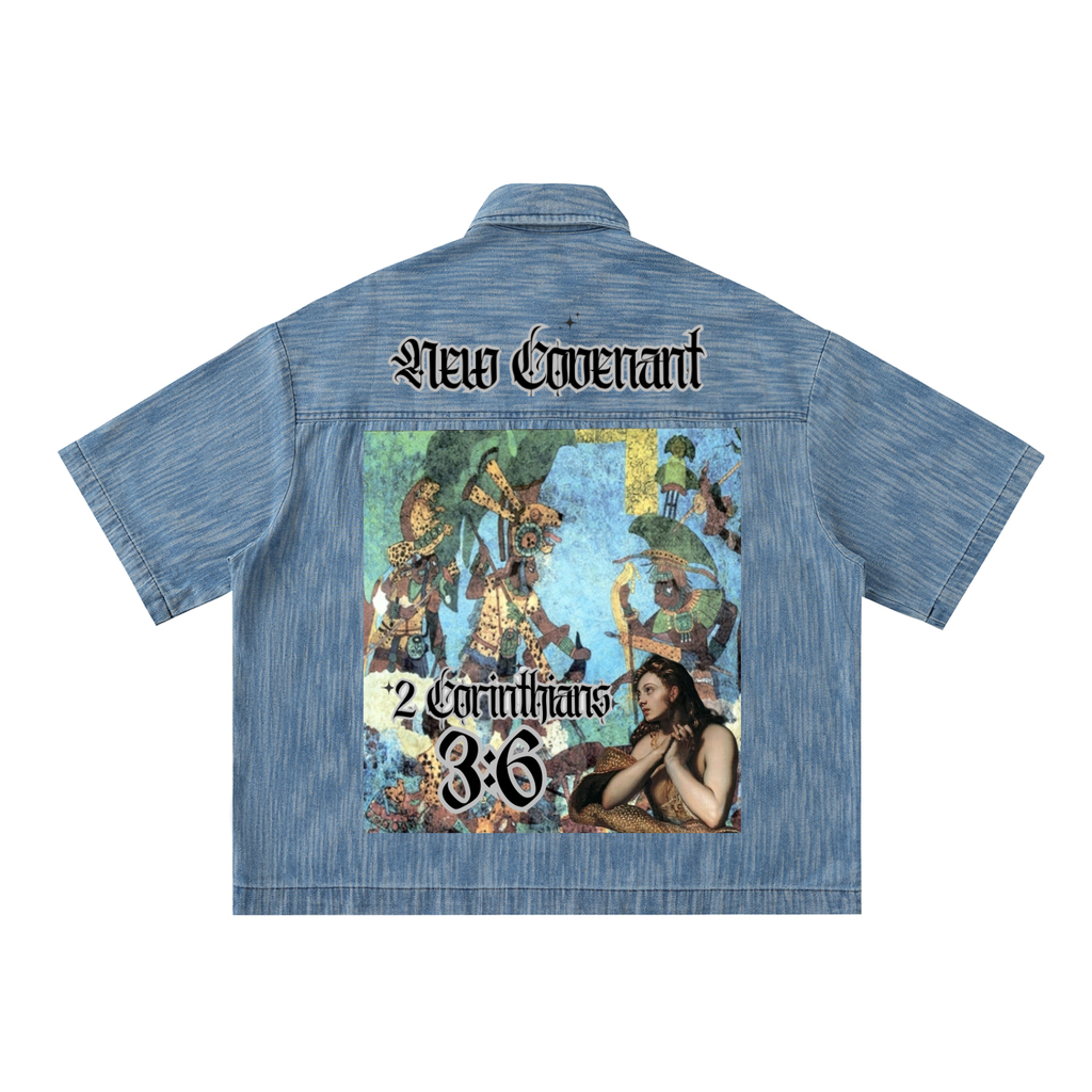NC "Testament Reborn" Unreleased Distressed Wash Short-Sleeve Shirt