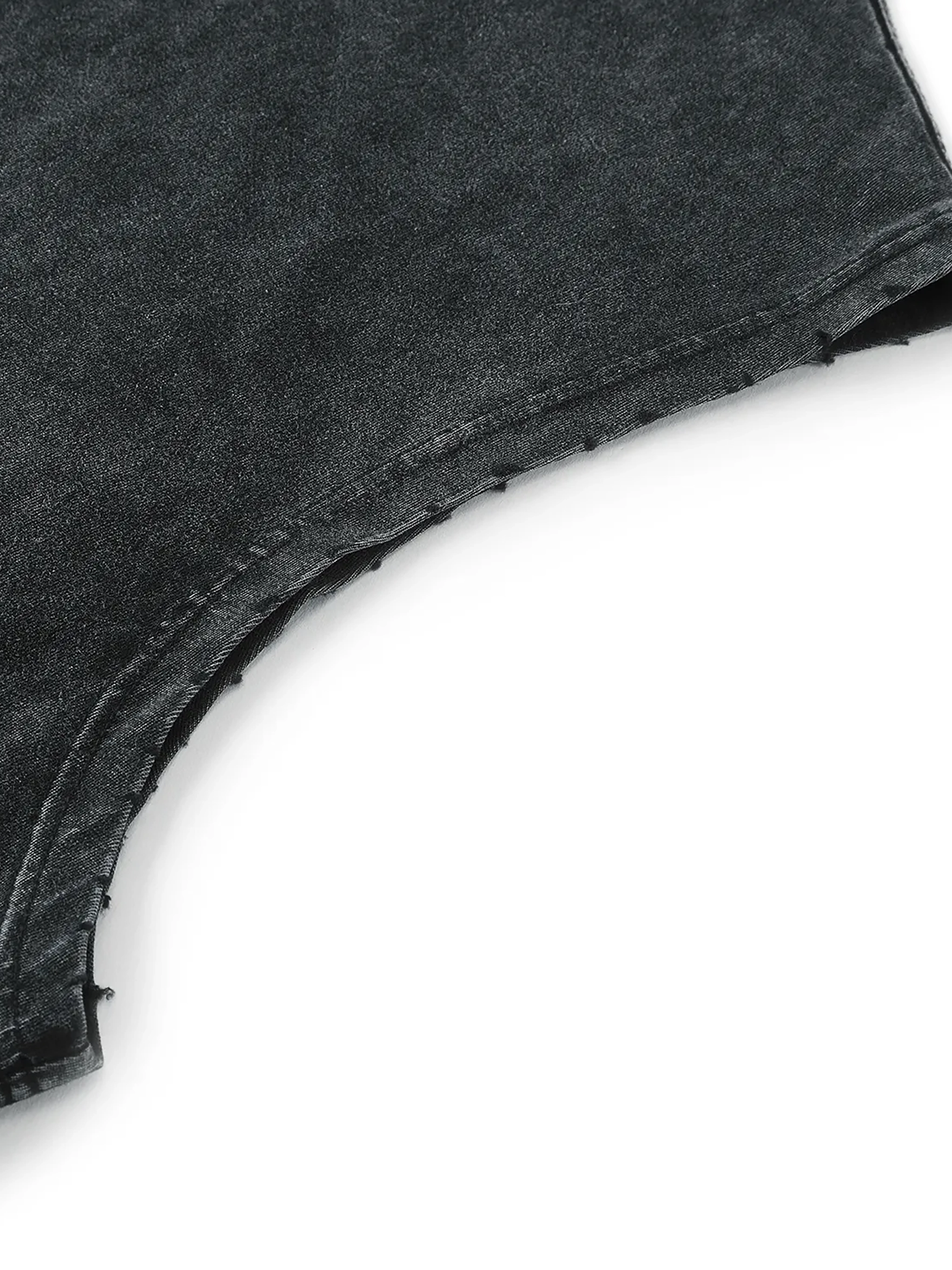 NC "100% JESUS" Snow Washed Frayed Hem Tank Top